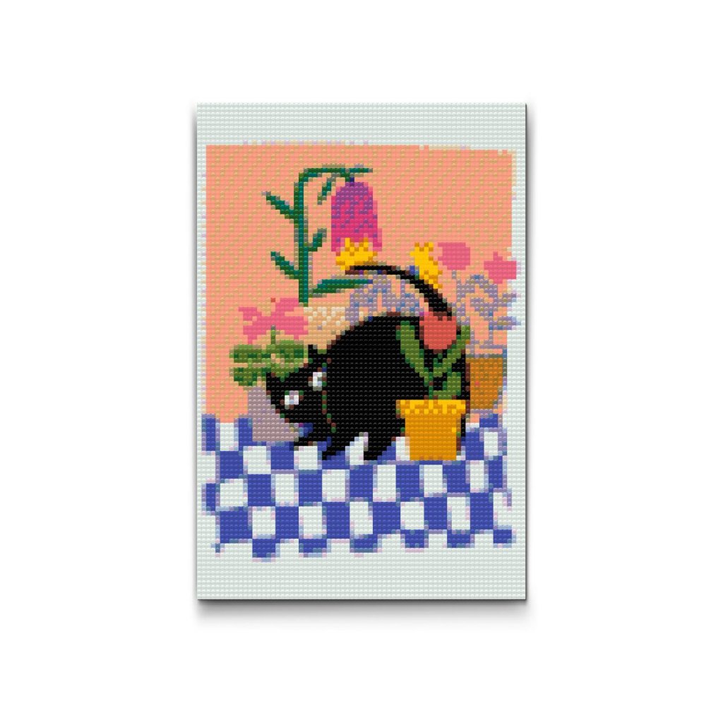 M2_Diamond_painting_-_Illustration_-_Schwarze_Katze
