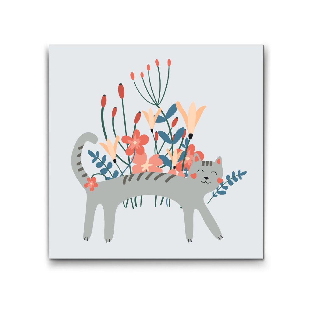 M2_Malen_nach_Zahlen_-_Illustration_-_Graue_Katze