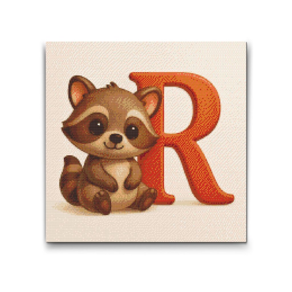 M2_Diamond_Painting_-_Buchstabe_R_–_Mit_einem_Tier