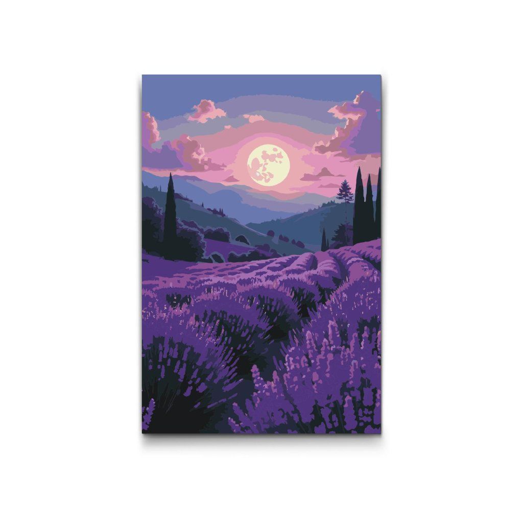 Malen_nach_Zahlen_Lavendelfeld_und_Mond_2_M2