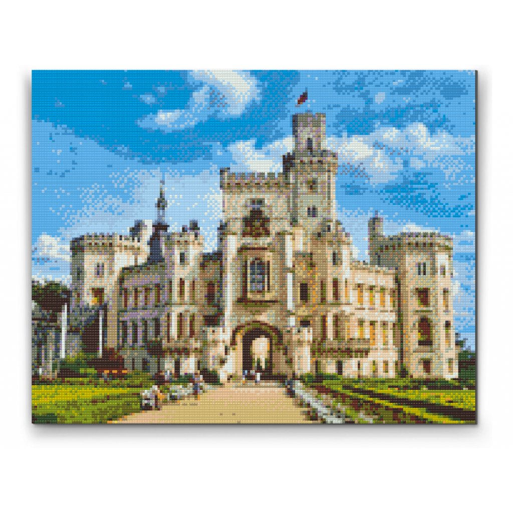Diamond painting - Schloss Hluboká