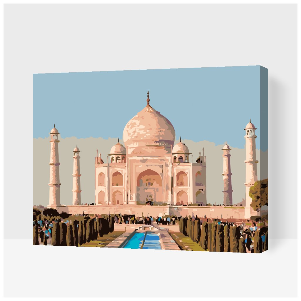Malen nach Zahlen - Taj Mahal
