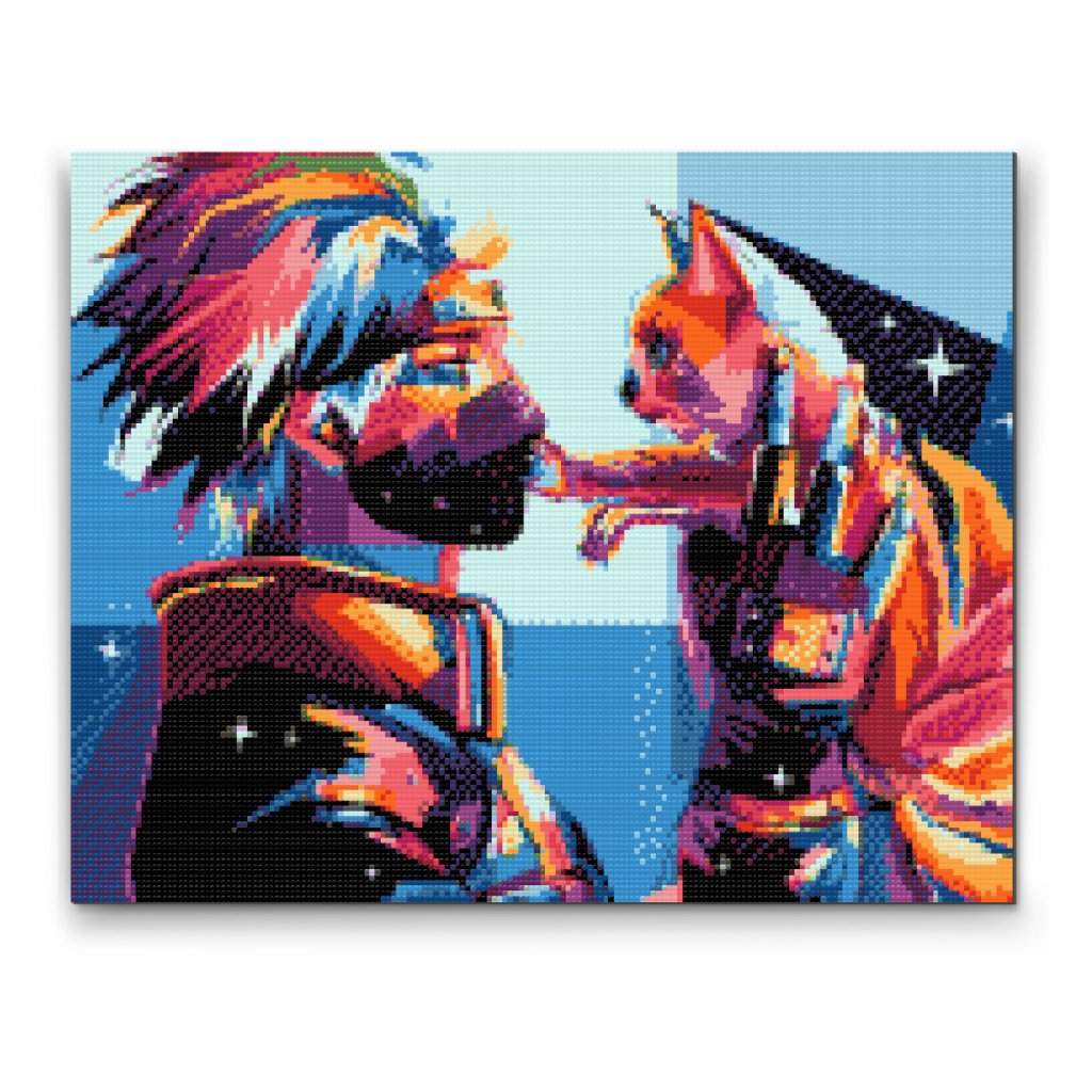 Diamond Painting - Kakashi mit Kurama