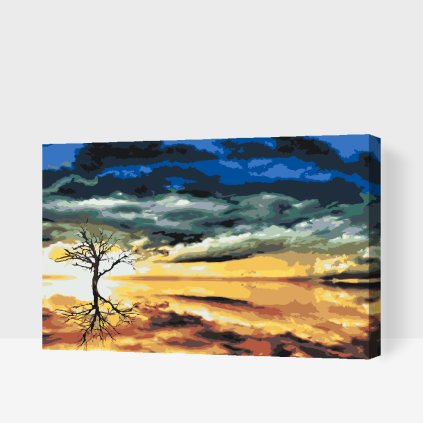 Malen nach Zahlen - Magischer Baum