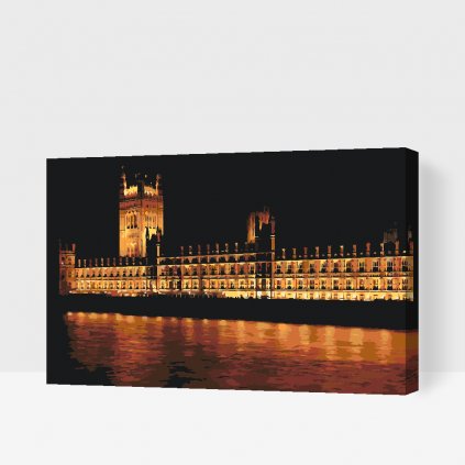 Malen nach Zahlen - Palast von Westminster