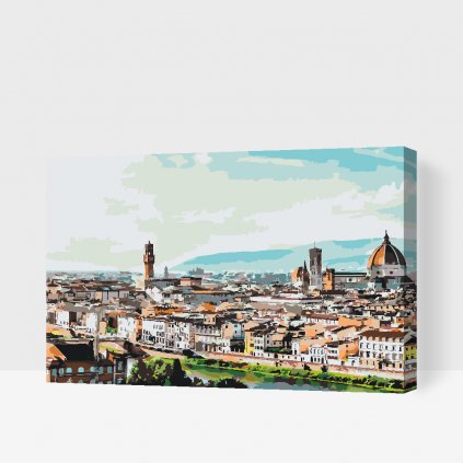 Malen nach Zahlen - Florenz, Italien