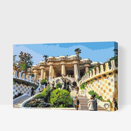 Malen nach Zahlen - Park Güell, Barcelona 4