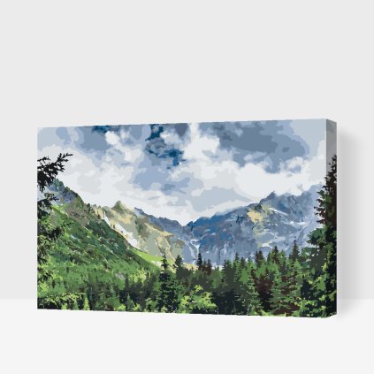 Malen nach Zahlen - Hohe Tatra 2