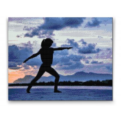 Diamond Painting - Yoga am Strand