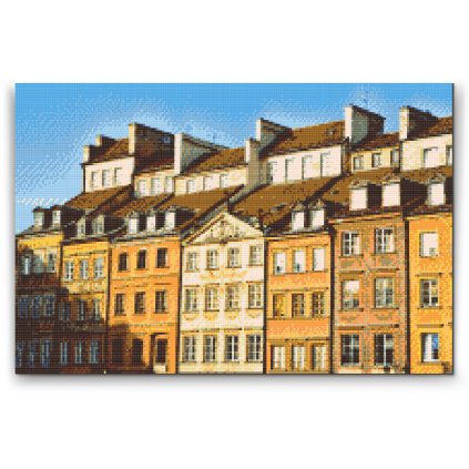 Diamond Painting - Warschauer Altstadt