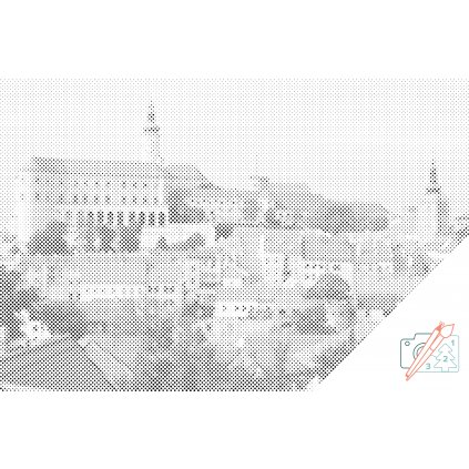 Punktmalerei - Schloss Mikulov