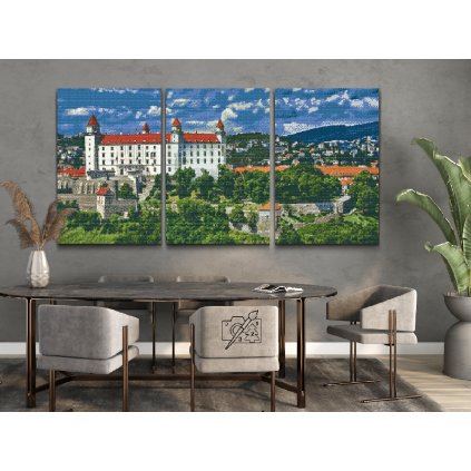 Diamond Painting - Burg Bratislava (3er-Set)