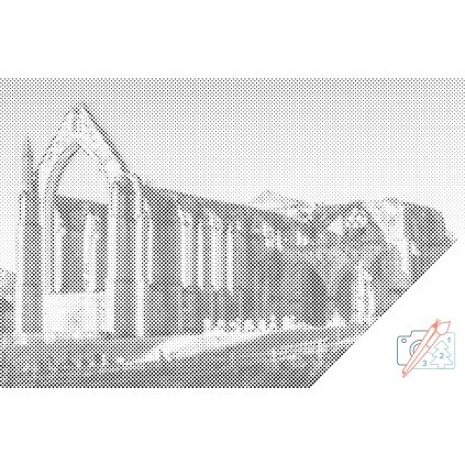 Punktmalerei - Bolton Priory Church, England
