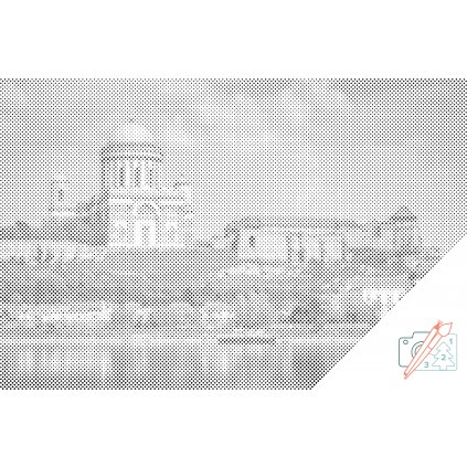 Punktmalerei - Basilika von Esztergom