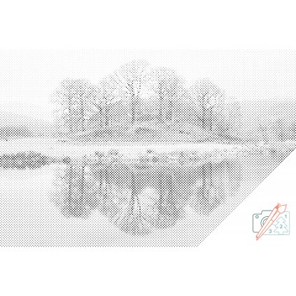 Punktmalerei - Cumbria Lake District, Großbritannien