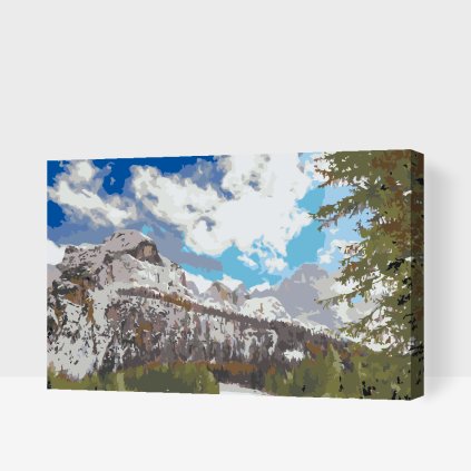 Malen nach Zahlen - Monte Civetta, Dolomiten 2