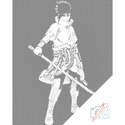 Punktmalerei - Sasuke Uchiha
