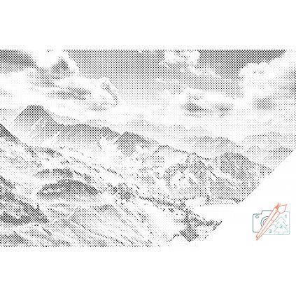 Punktmalerei - Oberstdorfer Alpen
