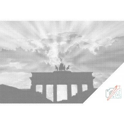 Punktmalerei - Brandenburger Tor