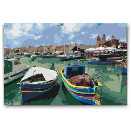 Malen_nach_Zahlen_Bunte_Fischerboote_M2