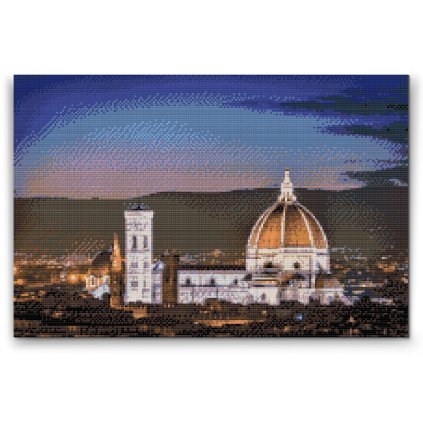 Diamond Painting - Santa Maria del Fiore am Abend