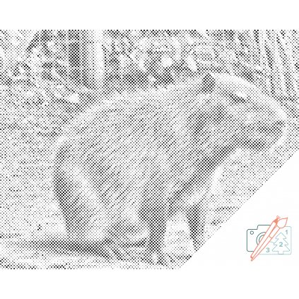 Punktmalerei - Capybara