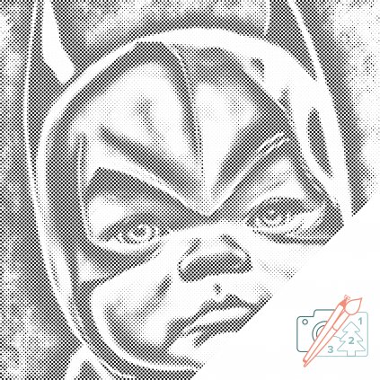 Punktmalerei - Baby-Batman