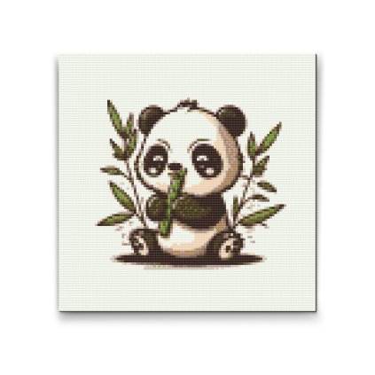Diamond Painting - Kleiner Pandabär