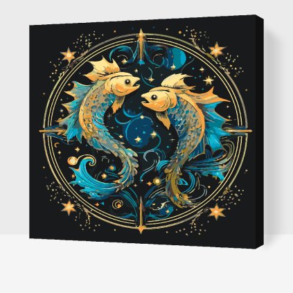 Malen nach Zahlen - Fische