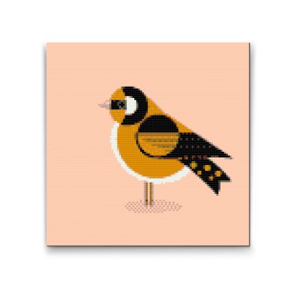 Diamond Painting - Geometrischer Vogel