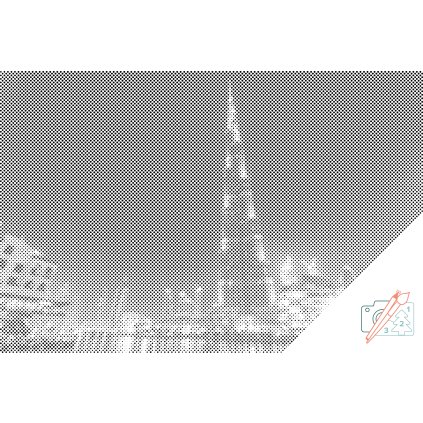 Punktmalerei - Burj Khalifa, Dubai