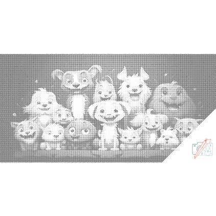 Punktmalerei - Tierparty 2