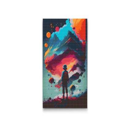 Diamond Painting - Fliegende Insel