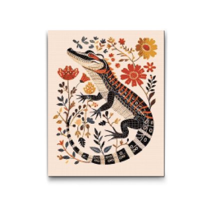 M2_Diamond_painting_-_Nordische_Volkskunst_-_Alligator