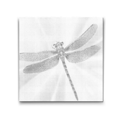 M2_Punktmalerei_-_Libelle_in_Türkis-_und_Orangetönen
