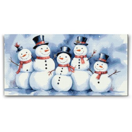 M2_Diamond_painting_-_Schneemann-Familie