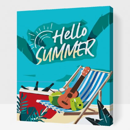 Malen nach Zahlen - Hello Summer