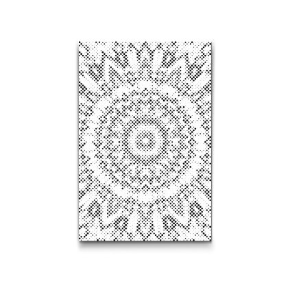 M2_Punktmalerei_-_Gelb-schwarzes_Mandala