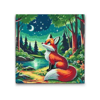 M2_Malen_nach_Zahlen_-_Sternenklare_Nacht_im_Wald