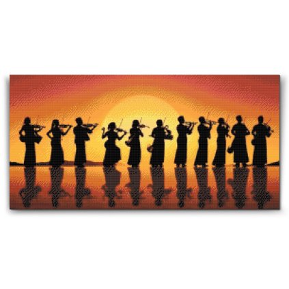 M2_Diamond_painting_-_Silhouette_von_Musikern