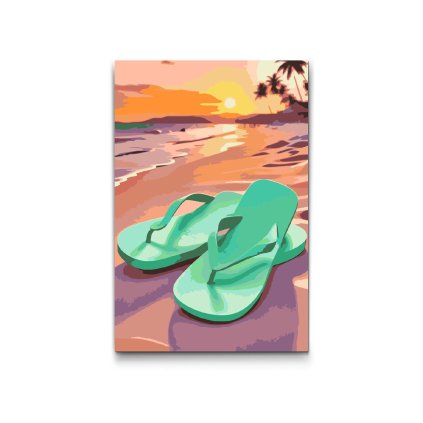 M2_Malen_nach_Zahlen_-_Flip-Flops_am_Strand