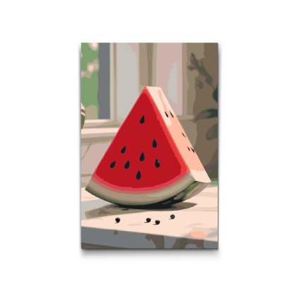 M2_Malen_nach_Zahlen_-_Ein_Stück_Melone