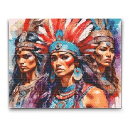M2_Diamond_painting_-_Drei_schöne_Indianerfrauen