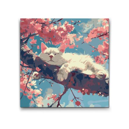 M2_Malen_nach_Zahlen_-_Schlafende_Katze_auf_einem_Baum