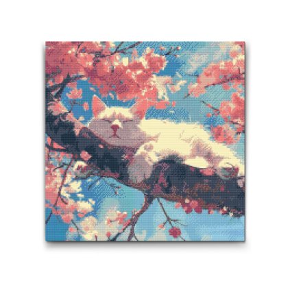 M2_Diamond_painting_-_Schlafende_Katze_auf_einem_Baum