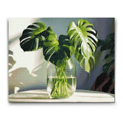 M2_Diamond_painting_-_Monstera_in_einer_Vase