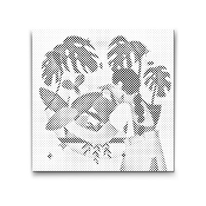M2_Punktmalerei_-_Illustration_-_Zimmerpflanzen_3