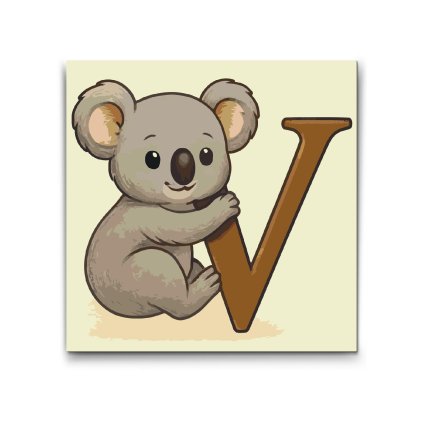 M2_Malen_nach_Zahlen_-_Buchstabe_V_–_Mit_einem_Tier