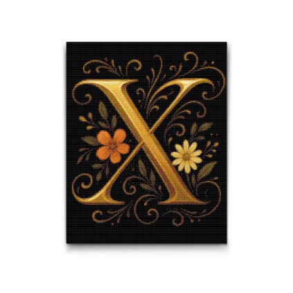 M2_Diamond_Painting_-_Buchstabe_X