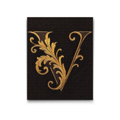 M2_Diamond_Painting_-_Buchstabe_V